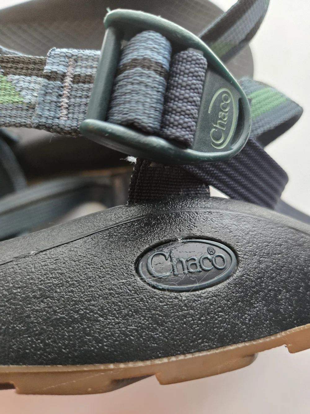 Chaco Z/1 Classic Outdoor Sport Sandals Men's Size 14 Blue Green Hiking